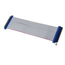 PCI Express PCI-E 16X to 16XSlot Riser Card Cable Flexible Ribbon Extension Cord
