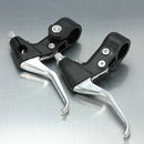 Kids Bike V-Brake Levers New Pair for Childrens Bicycles in Black Handlebar