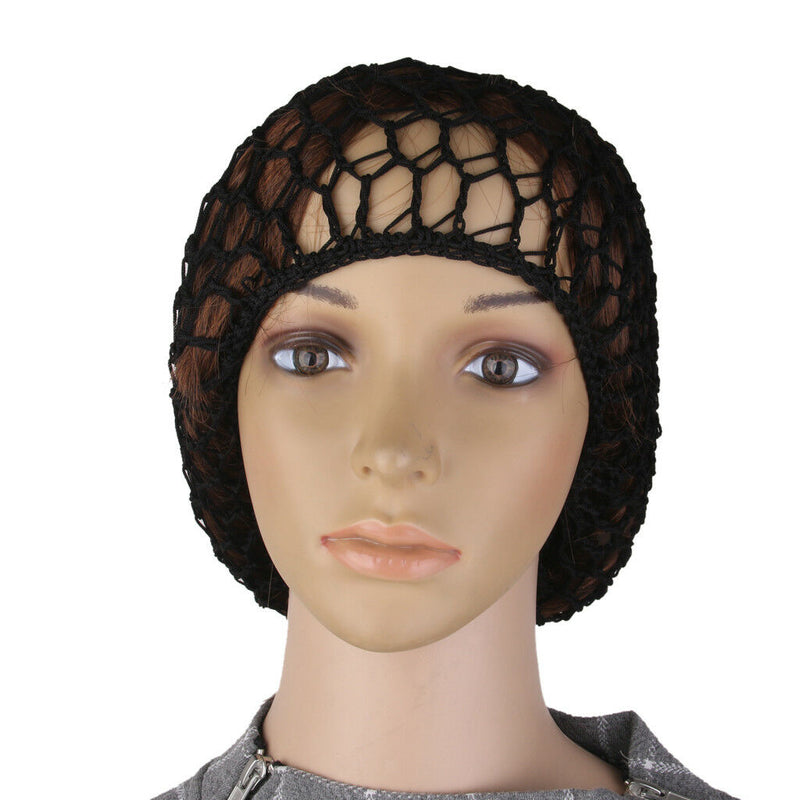 2 Pieces Black Hair Net with Elastic, for Civil War Era Costumes