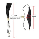 Padded Faux Leather Saxophone Shoulder Strap Musical Instrument Accessory Deluxe