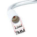10Pcs Bike V Brake Noodles Cable Guide with 10Pcs Bike Cable Guide Pipe Rubber
