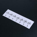 88 Keys Transparent Key Note Stickers for Piano Electronic Keyboard