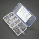 230pcs M2 Stainless Steel Hex Socket Button Head Screw Bolts & Nuts Assortment