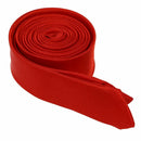 Red Self Tie Style Polyester Necktie Neckwear for Ladies