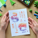 Transparent Tableware Seals Stamps for DIY Scrapbooking Card Making Crafts