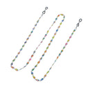 Stainless Steel Bead Eyeglass Spectacles Sunglasses Neck Holder Colorful