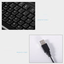 1X(Sunrose T26S Splashproof Usb Wired 104 Keys Keyboard & Mouse Set For Hom