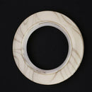 6pcs Plastic Ring Round-shaped eyelet curtain Beige / marbling Pattern