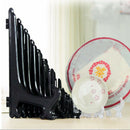 5pcs Plastic Display Stand Display Easels Plate Display Photo Holder Rack