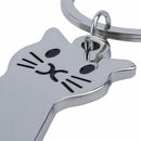 1 Piece Personalized Metal Cat Key Chain ,Key Ring