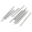 10PCS 6mm 1/4" Carbide Spear Head Tip Drill Bit For Glass Plastic Tile Cerami â„–[