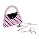 Dot Purse Manicure Pedicure Tool Kits Bridesmaid Xmas Wedding Gifts Pink   OZ