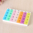Large 7 Day Pill Box Holder Tablet Container Organiser Dispenser Vitamin Storage