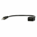 3.5mm Male AUX Port Plug Jack To USB 2.0 .Female Converter Car MP3 Cord S9G7