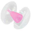 Medical Grade Silicone Menstrual Cup Box Female Health Product Round Storage  %o