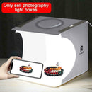 Portable folding LED studio mini photography light equipment box 6 + Q9E9