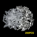 3X(200Pcs 4.8Mm Wire Connectors Crimp Terminals Crimp Female/Male Spade Ter
