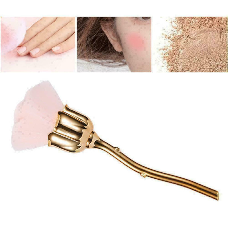 Nail Art Dust Brush For Manicure Rose head brush Blush N9D9 R0M3 Powder-Bru Z3V6