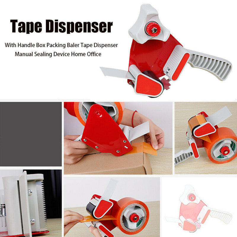 Baler Accessory With Handle Carton Tape Dispenser Heavy Duty Box Packing Cutter