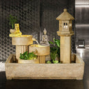 The Hue Sandstone Hand Carved Buddhal Carving Standing Lover God Statue