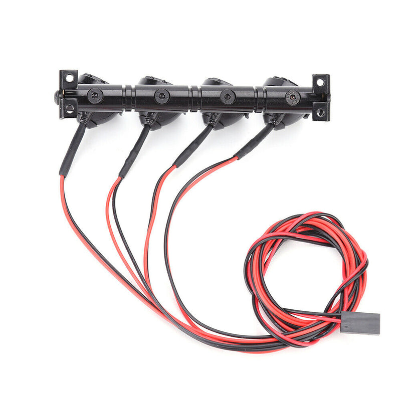 For Traxxas Hsp Redcat RC Car RC Crawler Roof Bright Lights 4 LED Light Bar