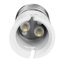 E27 to B22 Converter Light Adapter Lamp Holder Lighting Parts(White)
