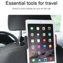 Car Rear Pillow Phone Holder 360 Rotation Tablet Back Seat Bracket (Red)