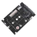 2 in 1 NGFF M.2 B+M Key Mini PCI-E or mSATA SSD to SATA III Adapter Card