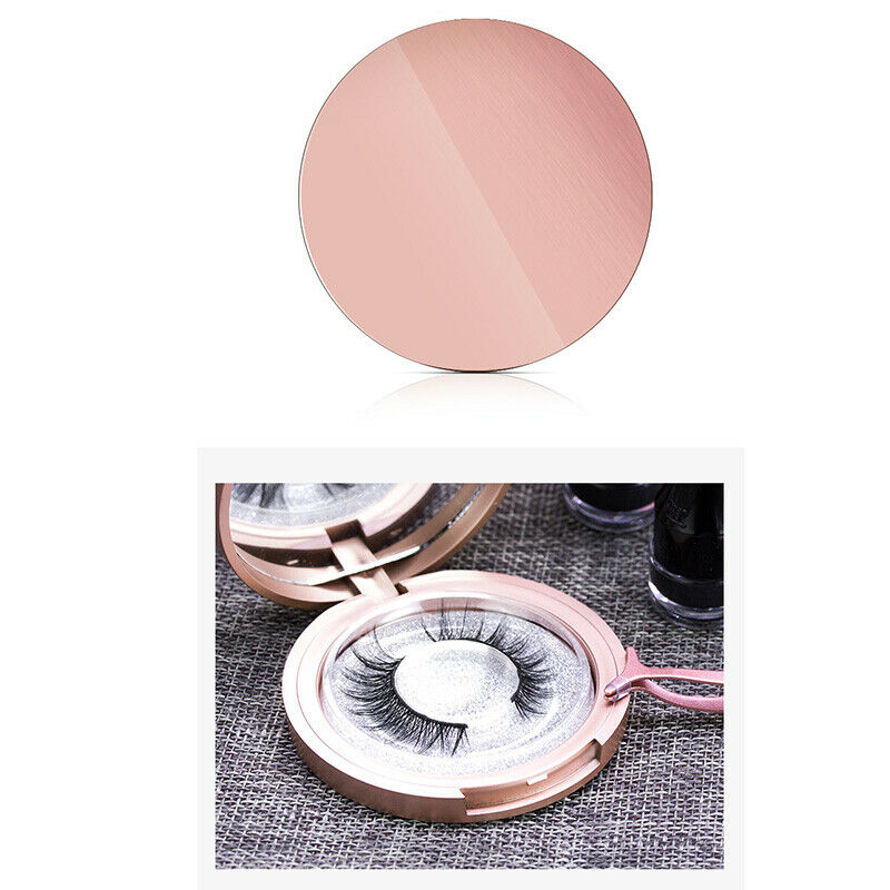 1Set Magnetic False Eyelashes Waterproof Smudge Proof Handmade Easy To Wear J4O2