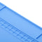 Silicone Heat Mat Insulation Kit Maintenance Desk Soldering Pad  Deep Blue