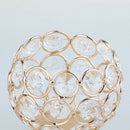 Crystal Candle Holder Candlestick Desktop Centerpieces Ornament for Party