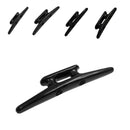 Boat Marine or Dock Cleats Heavy Duty Black Nylon 8 inch Open Base Cleat