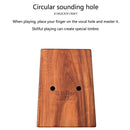 17 Key Kalimba Mahogany Thumb Piano Mbira Natural Mini Keyboard Instrument