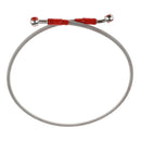 90cm Long Gray Metal Motorcycle Motorbike Brake Line Cable 10mm