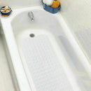 Bath Mat 100 x 40cm with Cupping Massage Bath Mat white anti-slip Material  I1C3