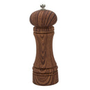 Wood Grain Pepper Grinder Herb Spice Mill Shaker Stainless Steel Core 6inch