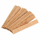 10x Bb Clarinet Neck Joint Cork Sheet Natural Cork Clarinet Parts 81*11*2mm C7U2