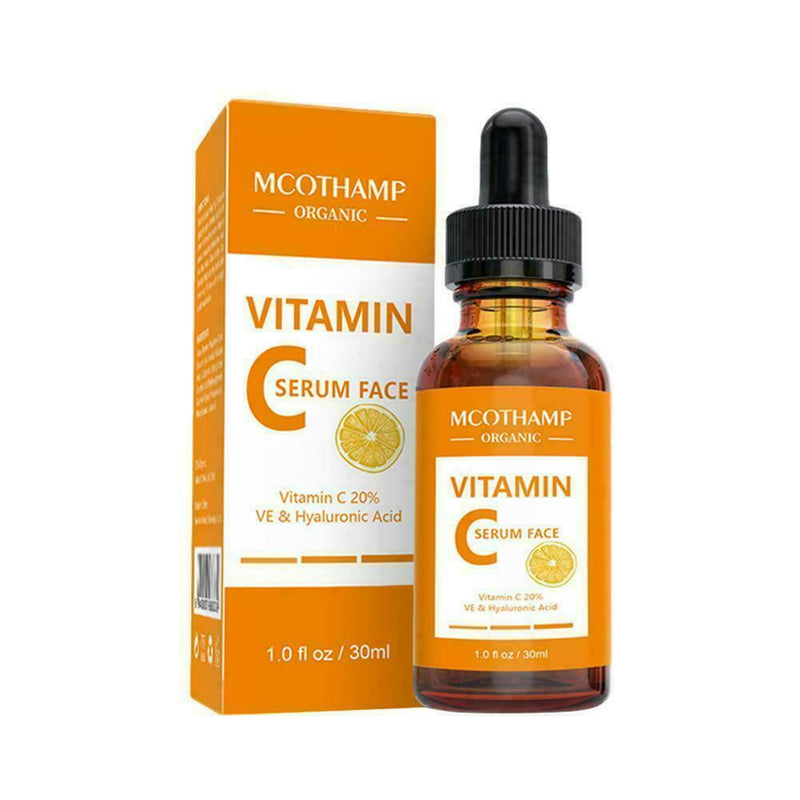 30ml Natural Vitamin C Skin, Face Serum + Anti Ageing & Retinol, Vit U6Z7