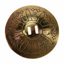 for the belly dance, pair of finger cymbals, in copper, gilded