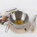 Egg Beating Pan Knead Dough Deepen Pot Basin Handle Vegetable Stainless Ste
