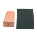 Wooden Radius Sanding Block w/ Black Guitar Abrasive Paper Luthier Tool 9.5