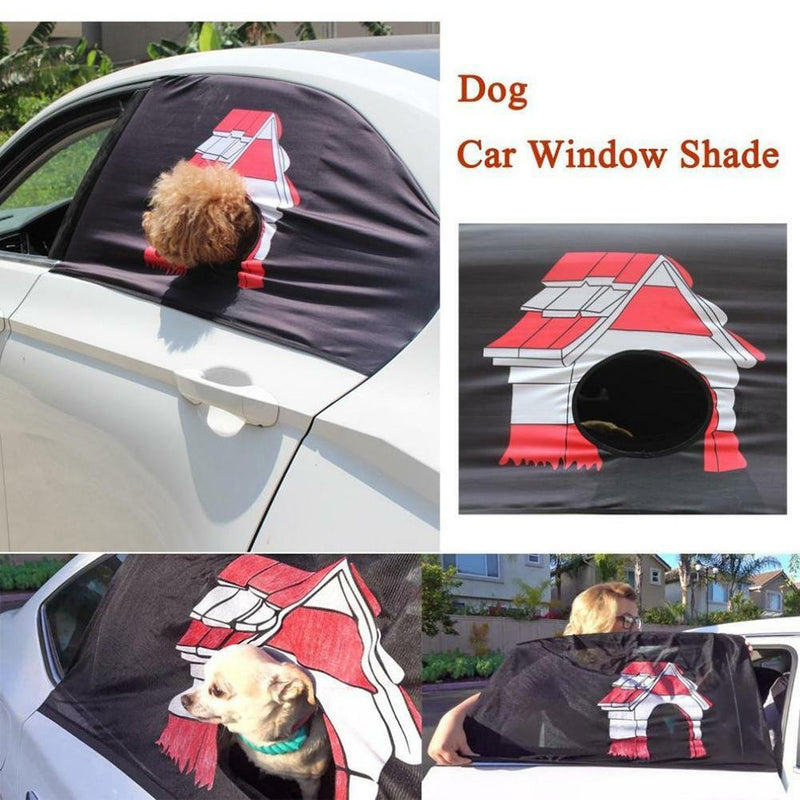 Pet Dog Car Window Ventilation Safe Guard Vent Protective Fence Outdoor