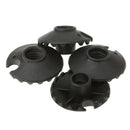4pcs Removable Rubber Trekking Pole Snow Mud Basket for Hiking Poles, Walking