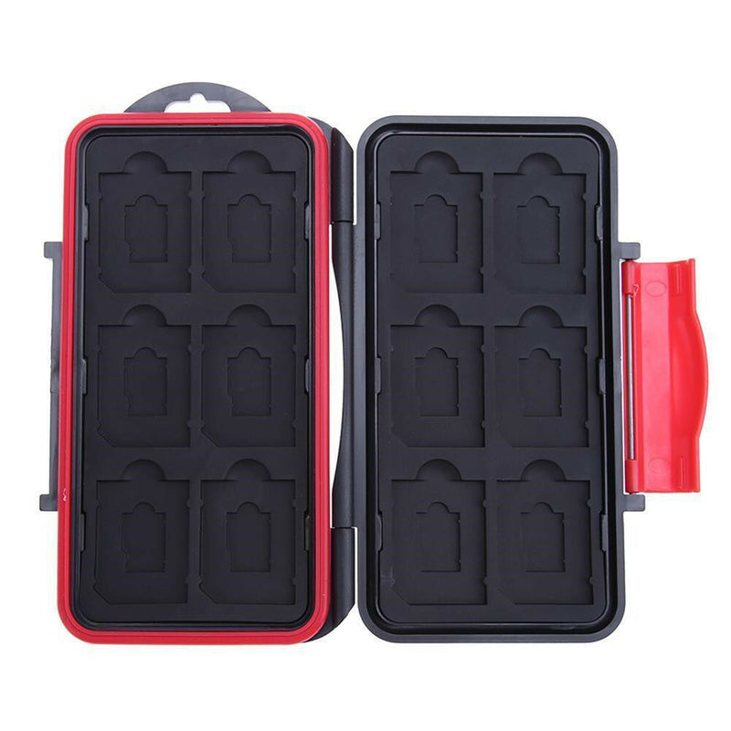 12Pcs SD Card Case Cover Box Waterproof Shockproof Hard Storage Protector Memory