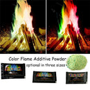 30G Magic Fire Colorful Flames Powder Bonfire Sachets Pyrotechnics Magic Tr