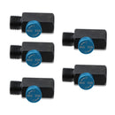 5 Pcs Adjustable Steel Air Regulator Control Air Pressure Valve Tool - 1/4inch