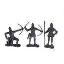 28pcs/set Knights Warrior Horses Medieval Soldiers Figures MiniModel ToyGift FT