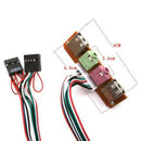 2 USBx Computer Case 6.8CM Front Panel USB Audio Port Mic Earphone CableJR