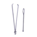 2pcs Wear Elastic Belt Wearing Rope Weaving Tools Stainless Steel Get Cited ClTE
