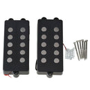 Black Ceramic Magnet 5 String M Bass Humbucker Double Coil Pickup For For B